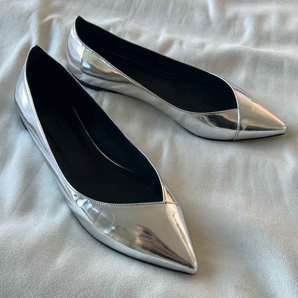 Isabel Marant silver flats - size 38